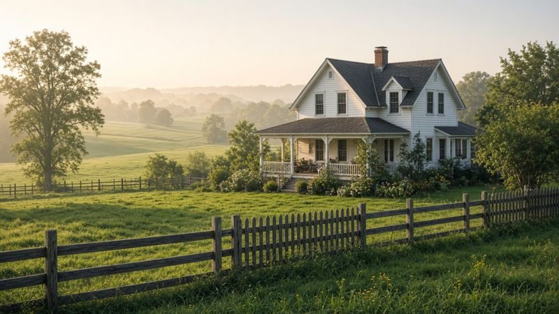 Farmhouse in the countryside